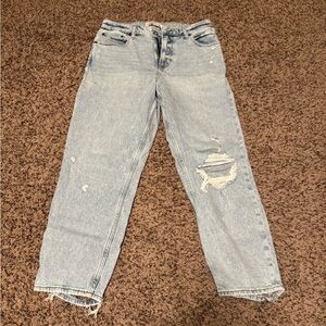 ABERCROMBIE AND FITCH HIGH RISE MOM JEANS SIZE 29